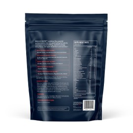 MuscleWater Five-in-One Workout Drink. Build Muscle + Energy + Focus + Rapid Recovery & Rehydration. 5g Creatine, L-Citrulline, 300mg Caffeine, BCAA, Electrolytes, Multivitamin, 0 Sugar (Fruit Punch)