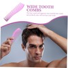 Minkissy 5pcs Barber Styling Comb for Men Professional Wide Tooth