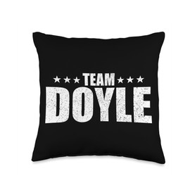 Doyle Surname Family Birthday Doyle Lastname Couple Throw Pillow