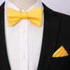 Men’s Bow Tie Solid Colors Luxury Satin Bowtie Formal Classic