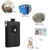 DOB SECHS Small RFID Blocking Coin Bag Wallet with Lanyard,