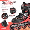 2PM SPORTS Vinal Inline Skates for Girls Boys Kids Ages