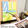 Falling in Art Natural Bristle Professional Paintbrush Set, 15PCS Long