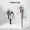 105° Angle Screwdriver Attachment Adapter, Versatile Degree Angle Bit Holder