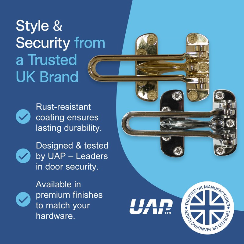 UAP Robust Door Restrictor & Lock for UPVC Doors -