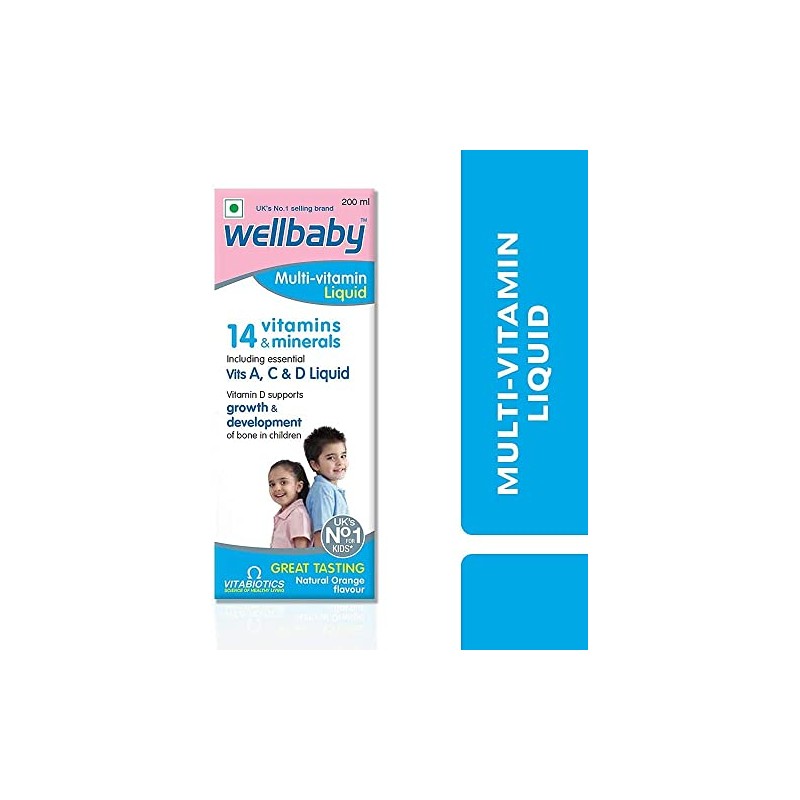 SJH SJH Wellbaby Multivitamin Liquid for Baby
