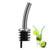 Westmark 2 Spirit Pourers for Bottles, with Trachea, Plastic Cork/Brass,