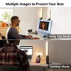 yAyusi Dual-lamp Video Conference Lighting, LED Streaming Light with Remote