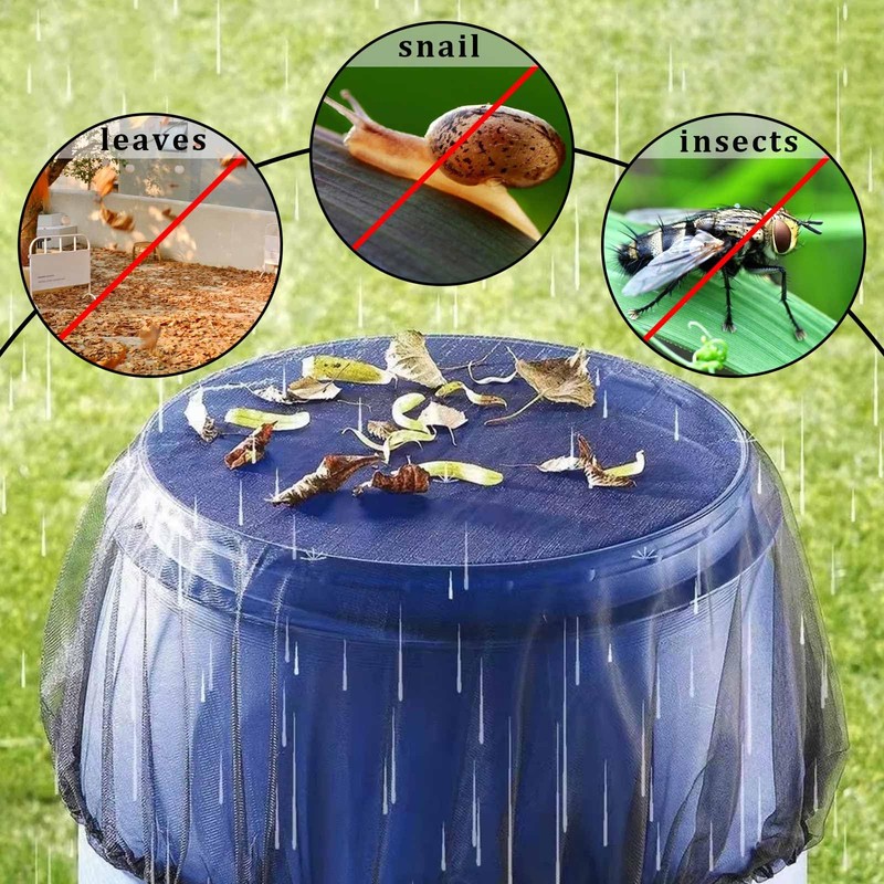 Rain Butt Net, Pack of 6 Rain Butt Net with