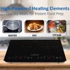 NutriChef Double Induction Cooktop - Portable 120V Digital Ceramic Dual