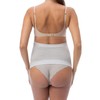 RelaxMaternity 5400 (White/Silver, L) Band Abdominal Support Silver Fibres Pregnancy
