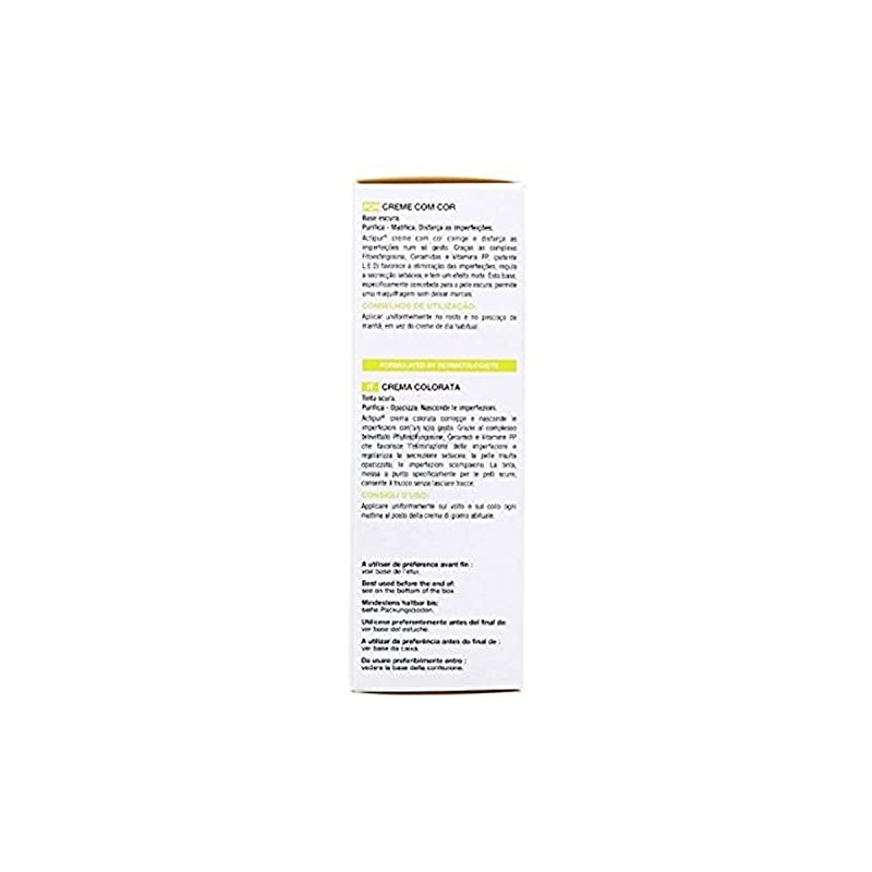Noreva Actipur Anti-Imperfections Cream Tinted 30ml - Colour : Golden