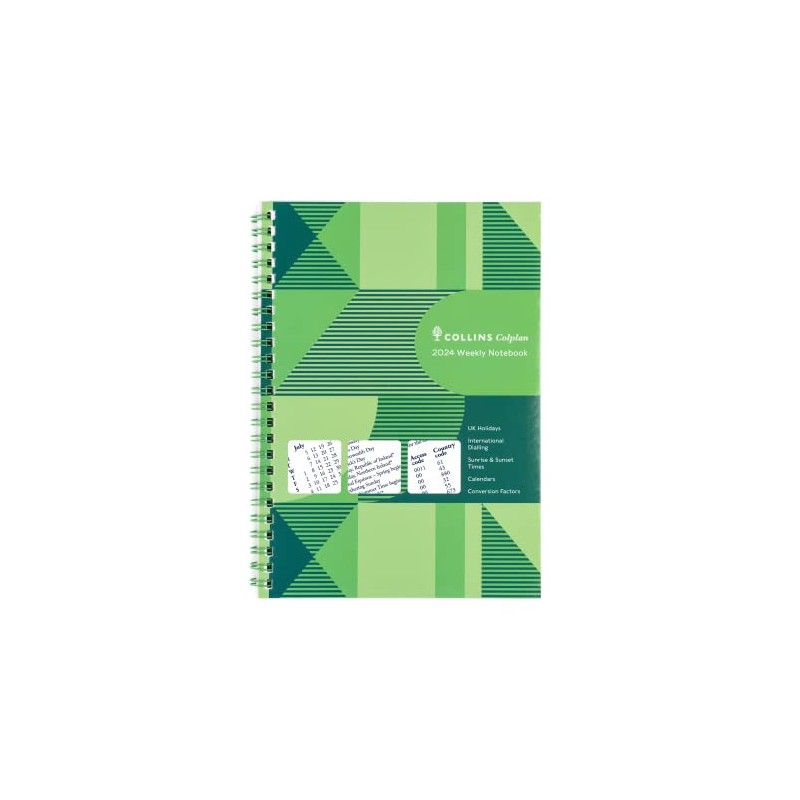 Collins Debden Collins Colplan 2024 Diary A5 Weekly Notebook -