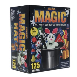 Amazing Magic Hat - 125 Easy to Learn Magic Tricks - It's Magic by Hanky Panky Toys – Easy to Use for Young Kids - for Ages 6+ - Instructional Videos Online
