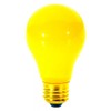 KOR (Pack of 4) A19 Yellow Bug Light Incandescent 130V