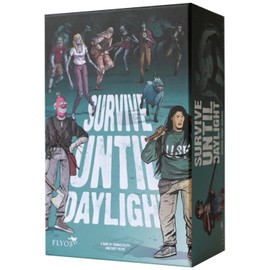 Survive Until Daylight Card Game - 1-6 Player Combat-Oriented Survival Game - 20-40 Minutes of Gameplay - Zombie Apocalypse Themed Cooperative Game for Teens & Adults Ages 14+ - Made by Flyos Games
