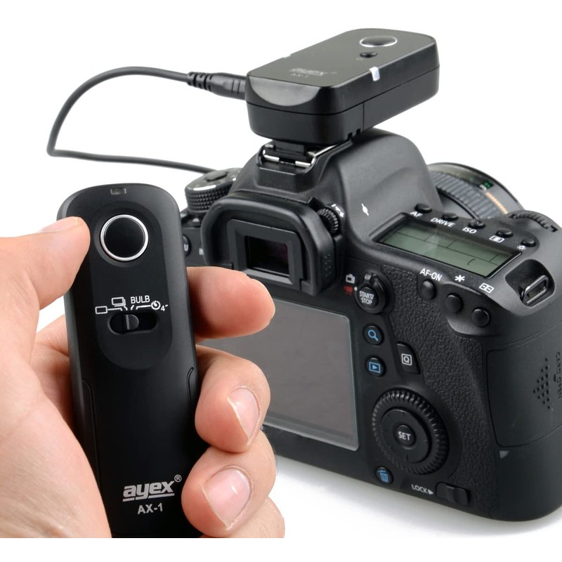 Ayex AX-1 (E3) Remote Shutter Release for Canon EOS, 80D,