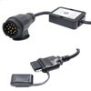 CARROFIX European Vehicle 13-Pin Round Connector to US 4-Way Flat