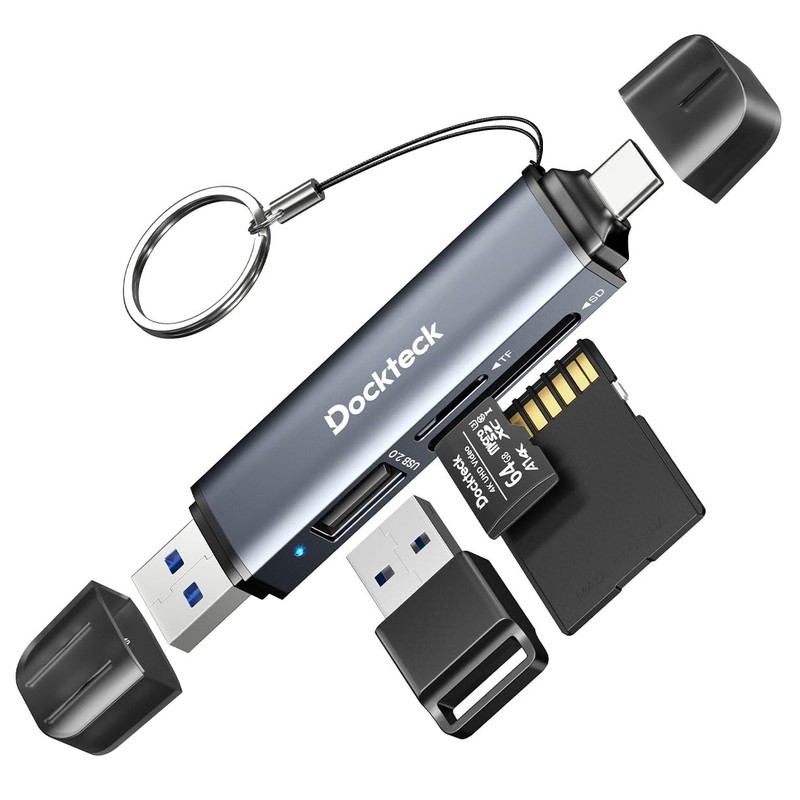 dockteck Lector de Tarjetas SD, 5G Super Speed ​​USB3.0, 3