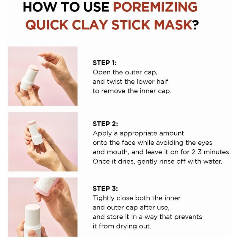 Madagascar Centella Poremizing Quick Clay Stick Mask - Control de