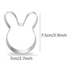 WDYJMALL Rabbit Head Cookie Cutter