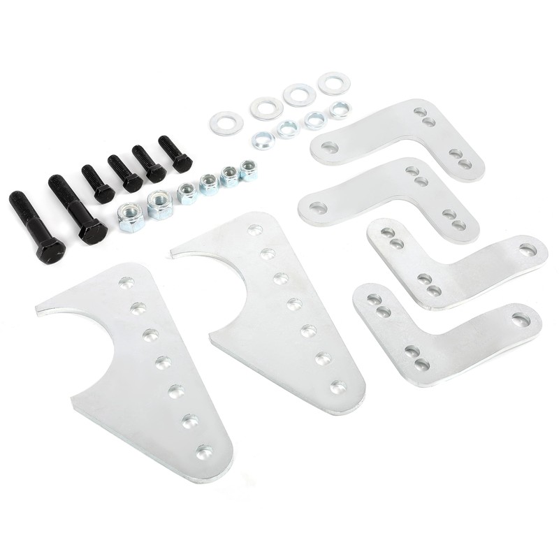 Coil Over Shock Mount Adjustable Rear Lower Brackets Steel Kit