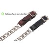 Amesbichler Reitsport AMKA Kinnkette mit Lederschlaufen für WesternTrense Westernreiten 073/32A