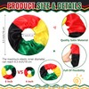 Yuxung 6 Pcs Jamaica Hair Scrunchies African Jamaica Flag Hair