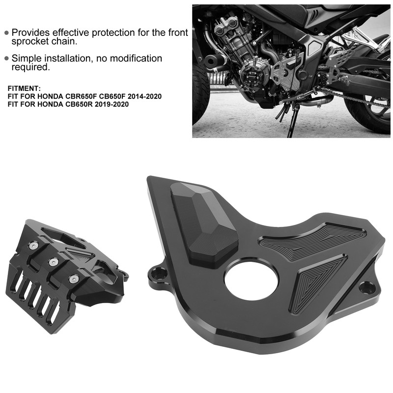 Front Sprocket Chain Guard CNC Aluminum Cover Protection Fit for