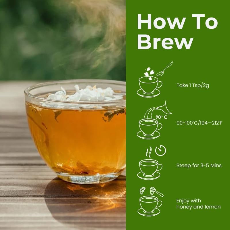 BLUE TEA - Jasmine Tea Loose Leaf -1.06Oz | DETOX