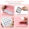 DONBAO 100 Envelopes Money Saving Challenge Binder, A5 Budget Binder