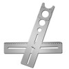 Dtacke Portable Stainless Steel Ceramic Tile Hole Locator Universal Punching