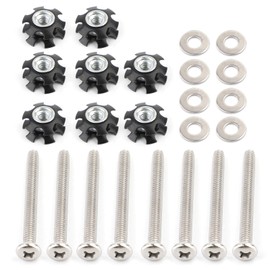 Frezon Set of 8 RV LADDER REPAIR KIT nuts Stainless Bunk Motorhome Parts Camper Trailer Coach