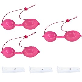 QhgPnt 3pcs Sunbed Eye Protection, Tanning Goggles, Tanning Goggles For Sunbeds, Sun Bed Goggle, Suitable For Photon Rejuvenation, Laser Protection, Anti Light Beauty, And Sunbathing On The Beach