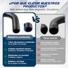 Brazo y Chapetón de Acero Inoxidable para Regadera de Ducha