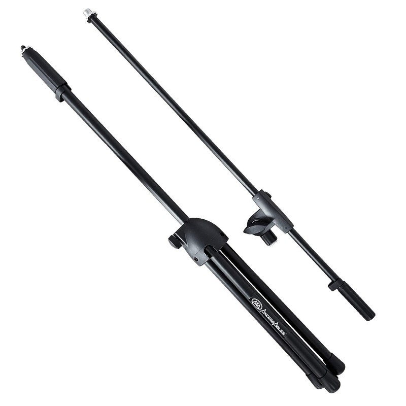 AxcessAbles MS-101 Microphone Stand with Boom Arm (2-Pack)