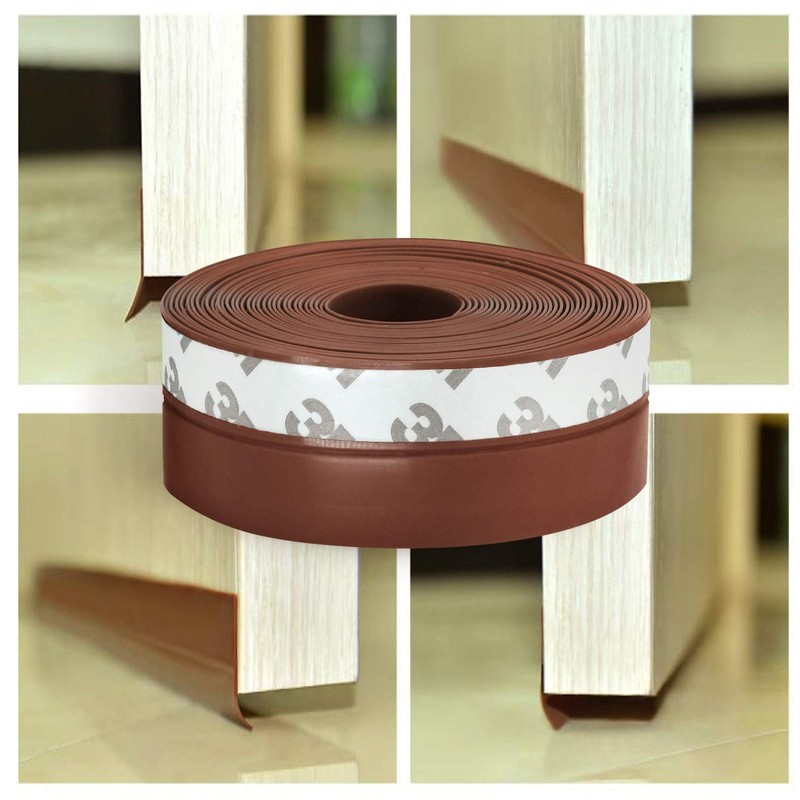 TAROSE Weather Stripping, Silicone Door Seal Strip Door, Window, 16