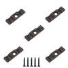 Turn Button Thumb Catch Latch 38mm Antique Black Cupboard Cabinet