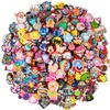 60Pcs Non-Repeat Cartoon Silicone Focal Beads for Pens,Random Cute Characters