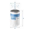UFI Filters 23.198.00 Ölfilter für landwirtschaftliche oder industrielle Maschinen