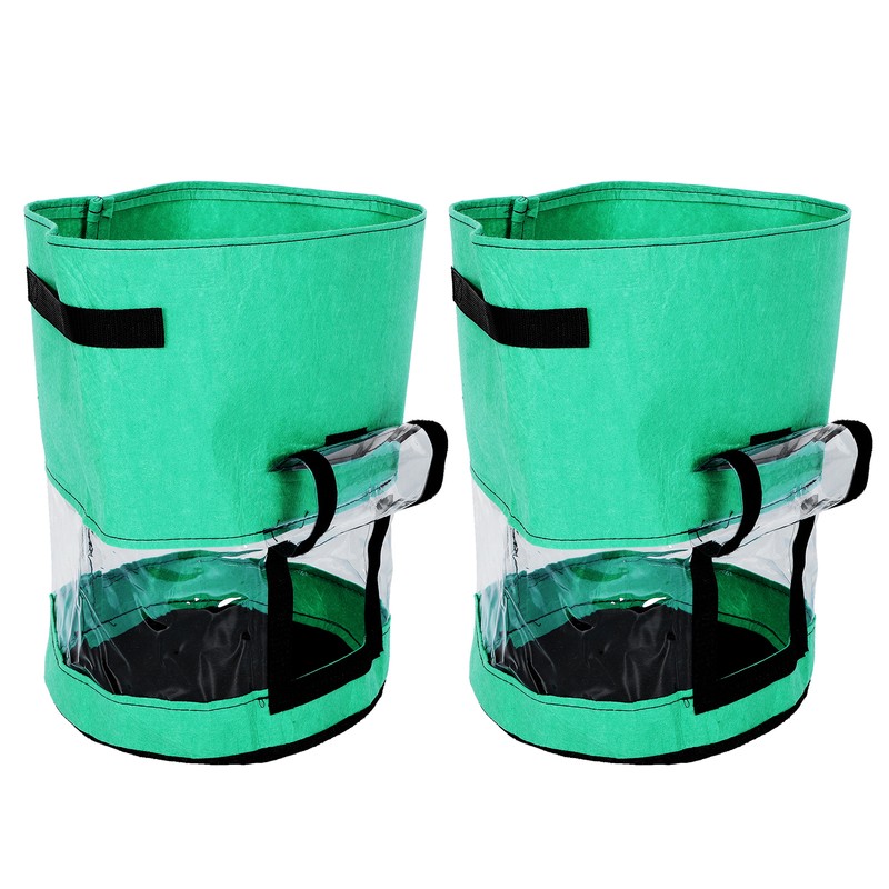 2PCS 10 Gallon Potato Plant Grow Bag Breathable Non Woven
