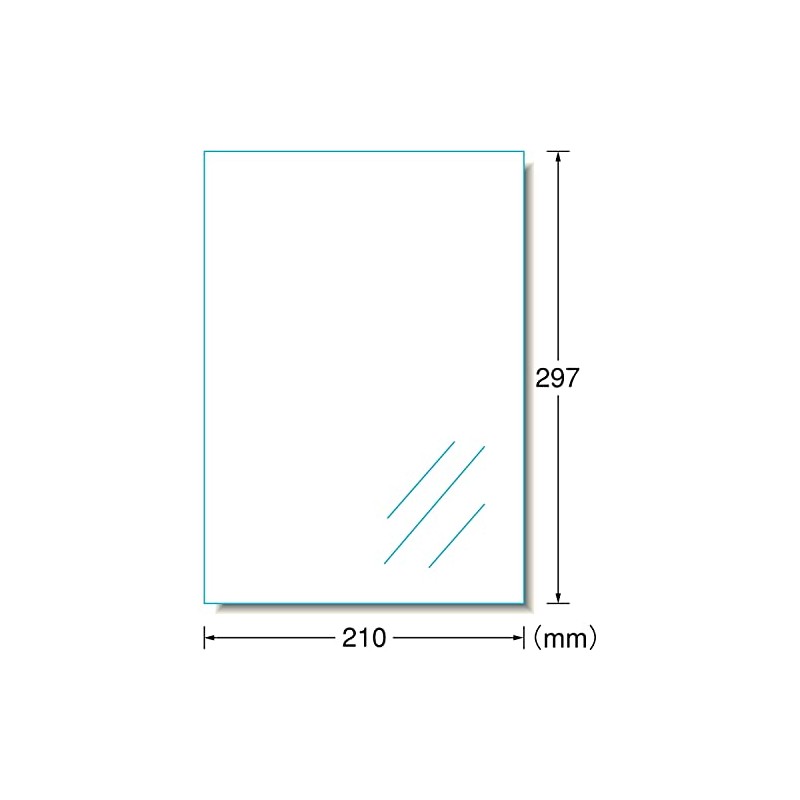 A-One 35041 UV Protection Transparent Cover Film, 6 Sheets