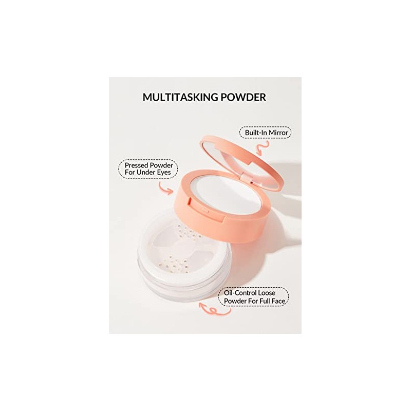 SHEGLAM Insta-Ready Face Powder Polvos fijadores sueltos debajo de los