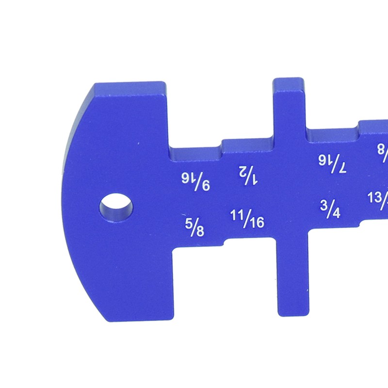 Router Depth Gauge Tool Imperial Height Measurer Template DIY Woodworking
