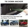 BIHEE Tie Down Anchors Plates 4 Pack Truck Bed Cargo