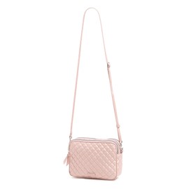 Vera Bradley Cotton Evie Crossbody Purse, Rose Quartz