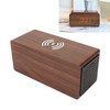 Wooden LED Clock Home Bedroom Brown Digital Alarm Clock with