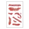 Fake Scars，Zombie Scars Tattoos - 6 Pack Realistic Scar Tattoos