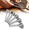 6pcs /set DIY Leather Carft V Shape Punch Belt End