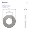Accu - M7 x 14mm Form A Flat Washers (DIN